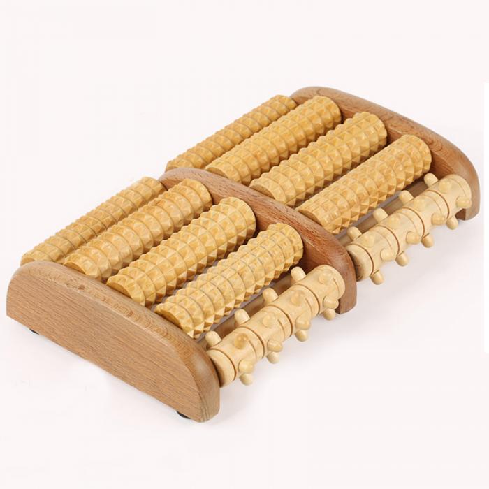 Wooden Foot Massager for Relaxation and Pain Relief